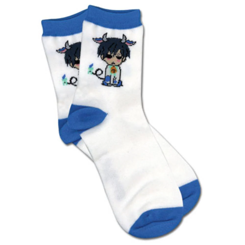 Black Butler - Cow Ciel Phantomhive Socks