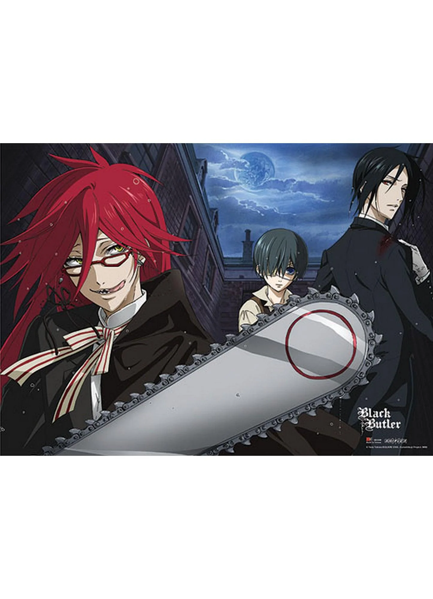 Black Butler - Grell Sutcliff Wall Srcoll
