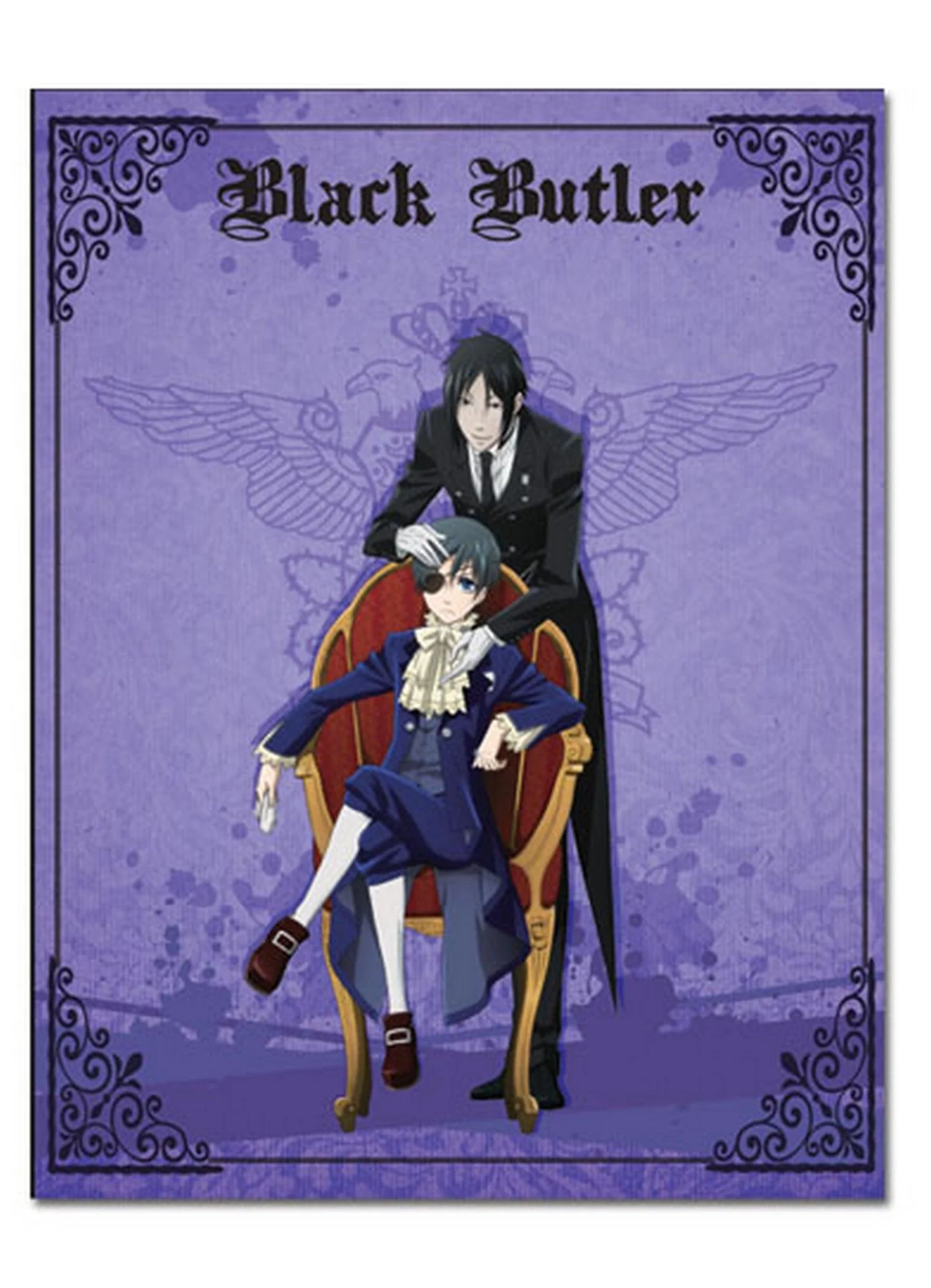 Black Butler - Sebastian Michaelis And Ciel Phantomhive Throw Blanket