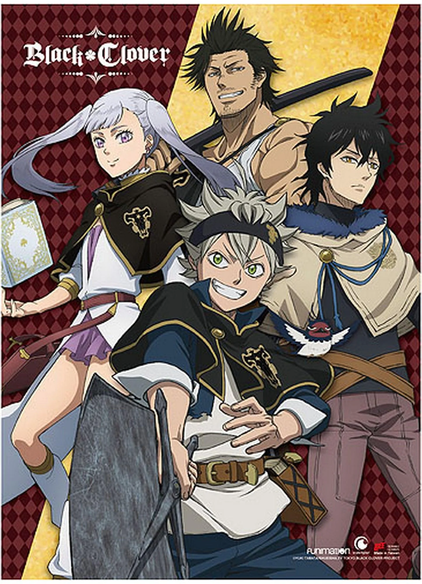 Black Clover - Group Wall Scroll