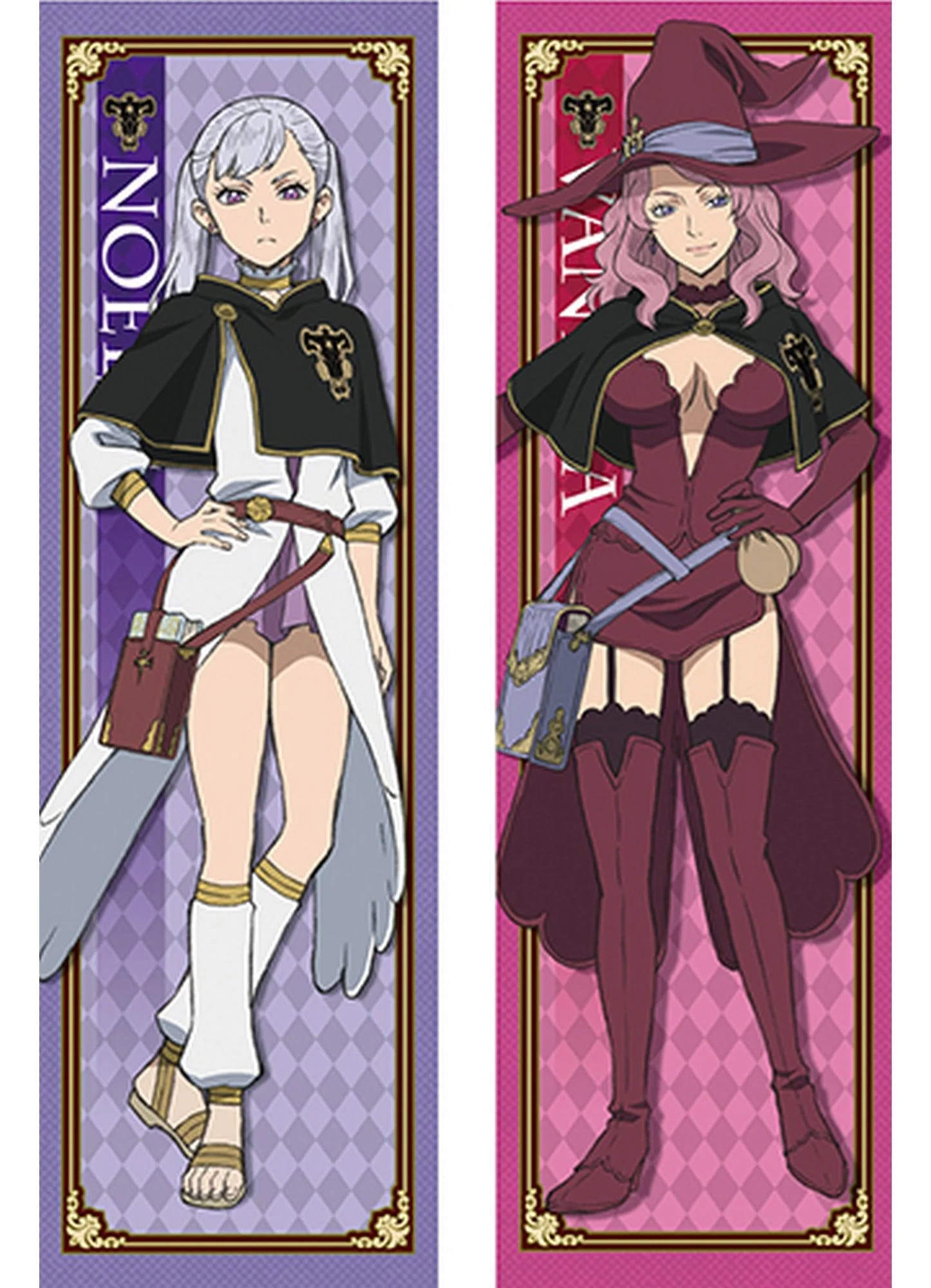 Black Clover - Noelle Silva & Vanessa Body Pillow Case