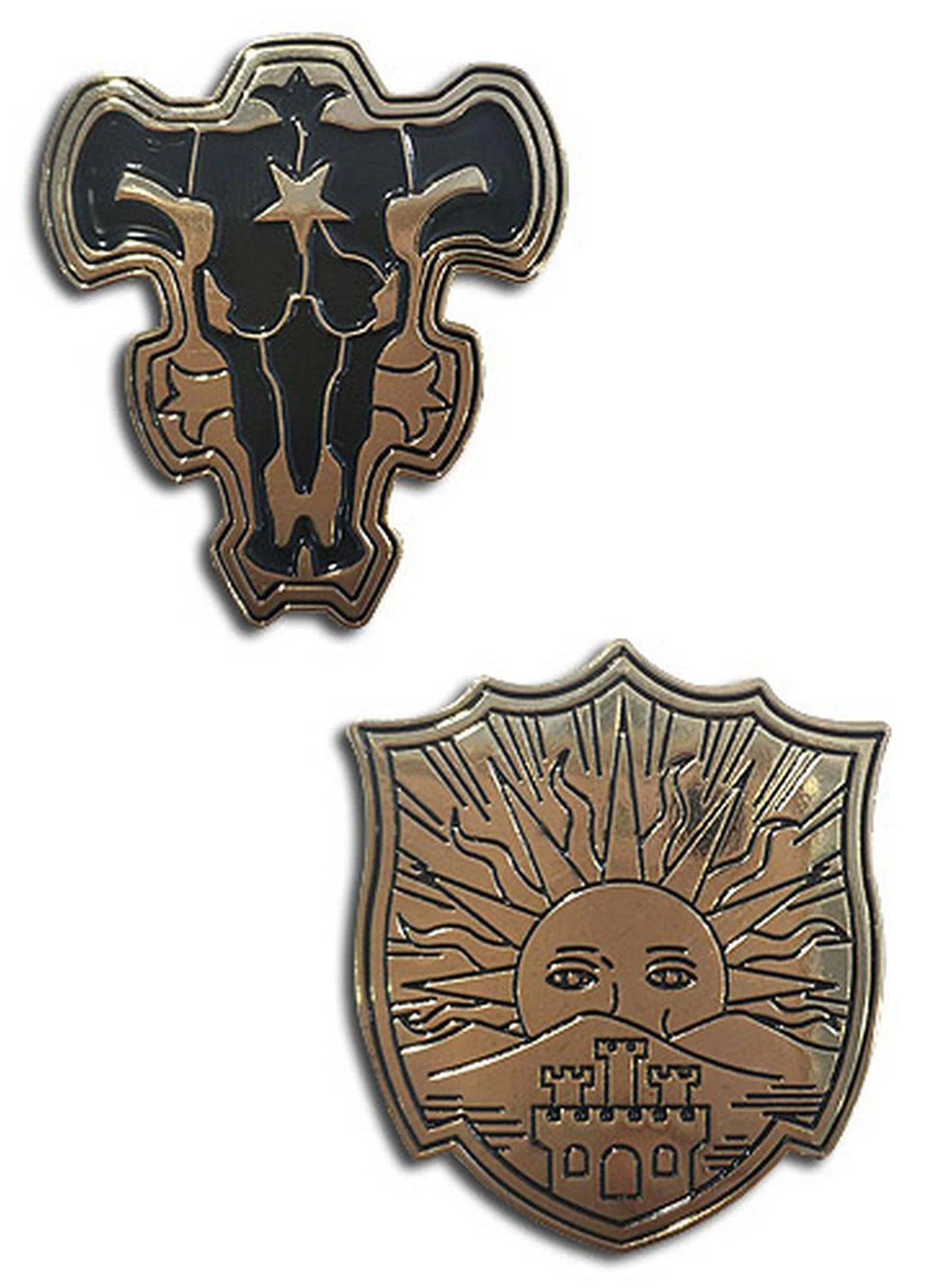 Black Clover - The Black BulLong Sleeve & The Golden Dawn Pins