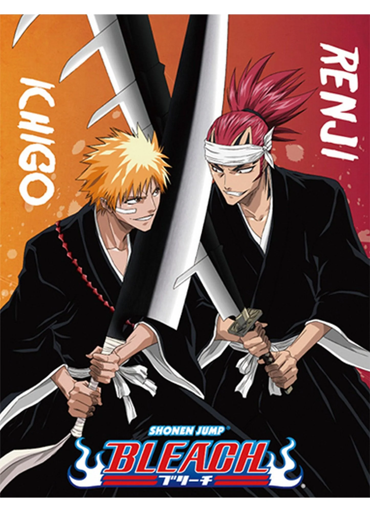 Bleach - Ichigo Kurosaki & Renji Abarai Sublimation Throw Blanket