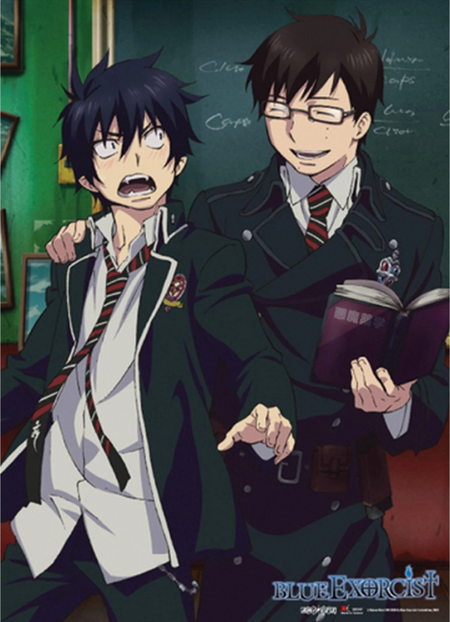 Blue Exorcist - Rin Okumura And Yukio Okumura Wall Scroll
