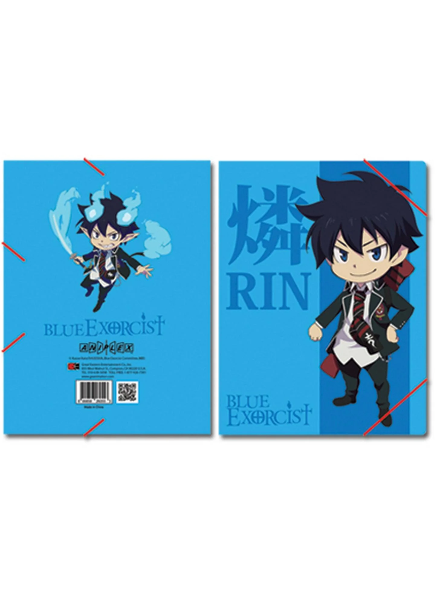 Blue Exorcist - Rin Okumura Elastic Band PP Document Folder