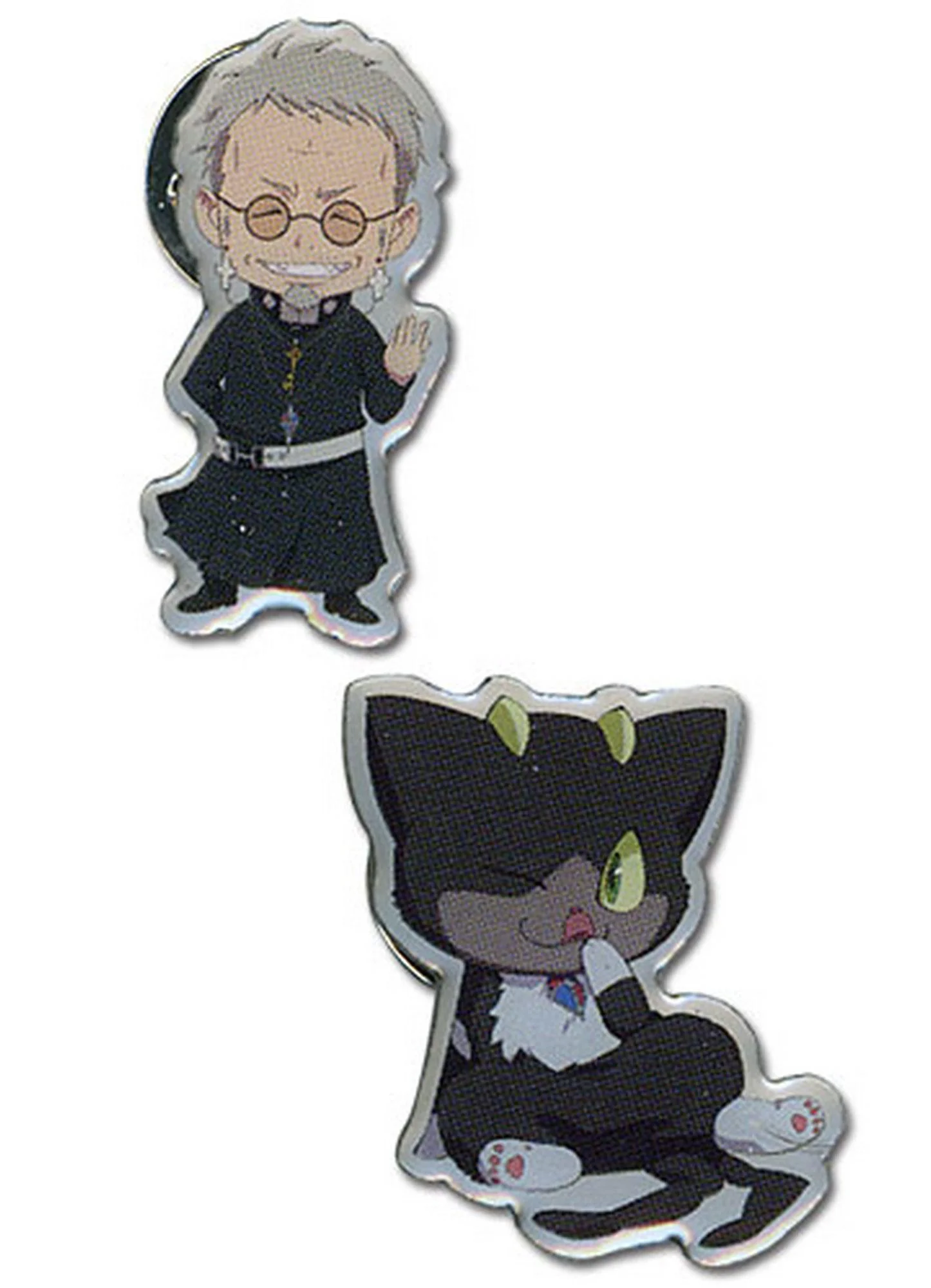 Blue Exorcist - Shiro & Kuro Pin Set 1"