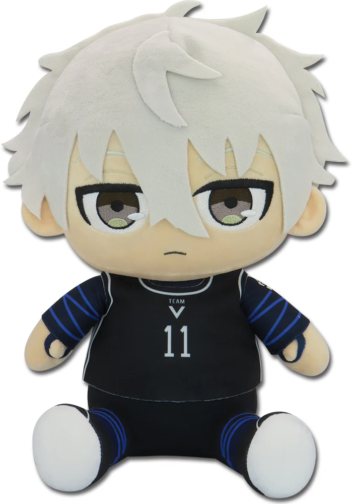 BLUE LOCK (COMIC) - NAGI SEISHIRO TEAM V UNIFORM SITTING POSE PLUSH 12"H