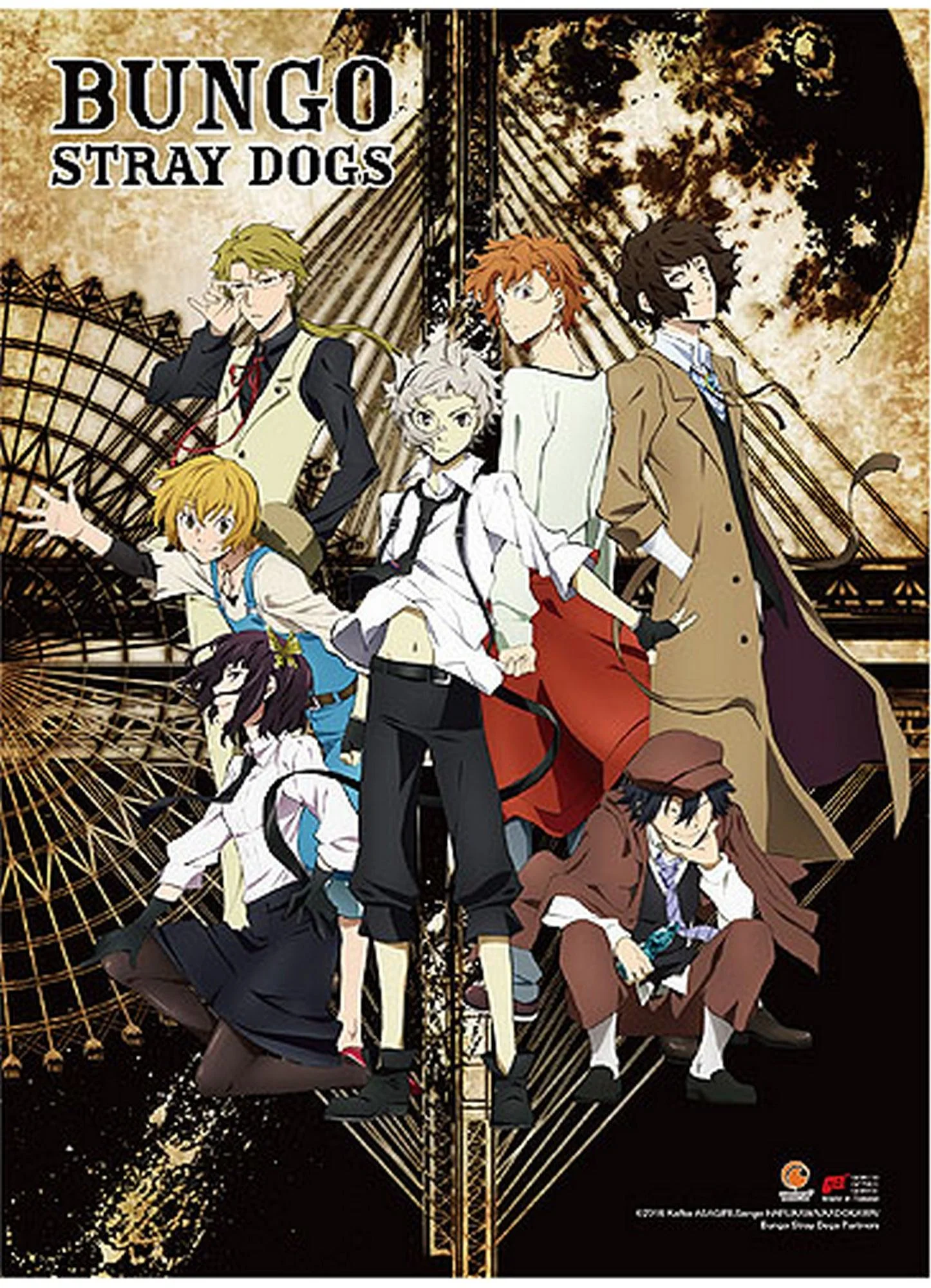 Bungo Stray Dogs Partners S1 - Key Art Hi-End Wall Scroll