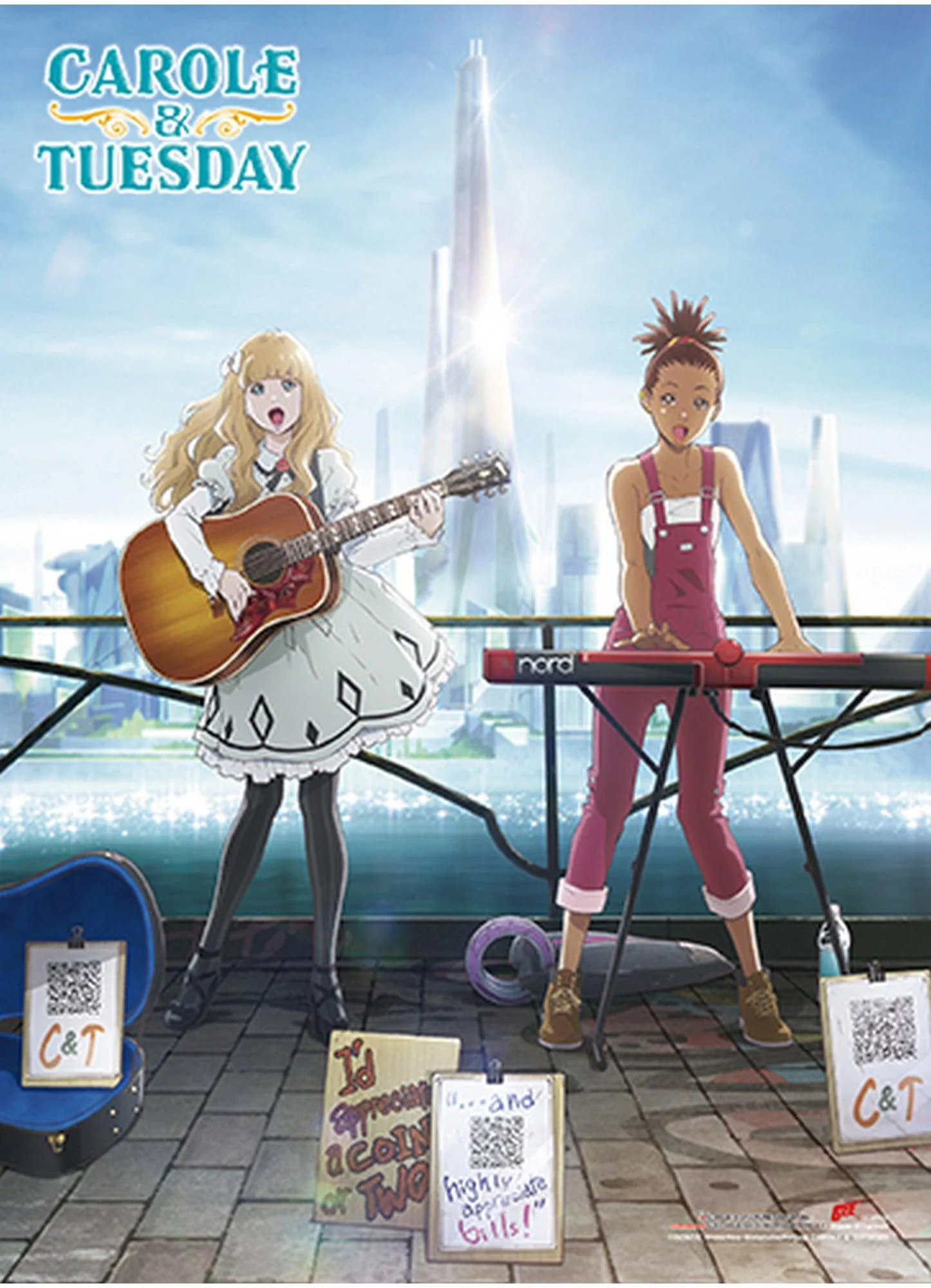 Carole & Tuesday - Key Art Wall Scroll