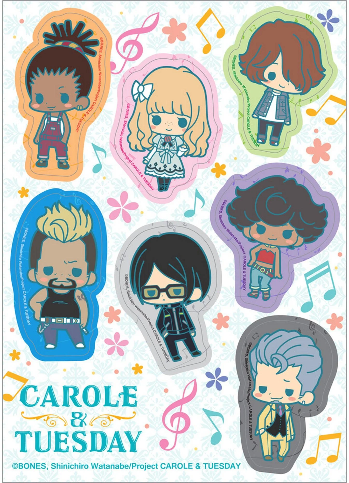 Carole & Tuesday - SD Sticker Set 5"X7"
