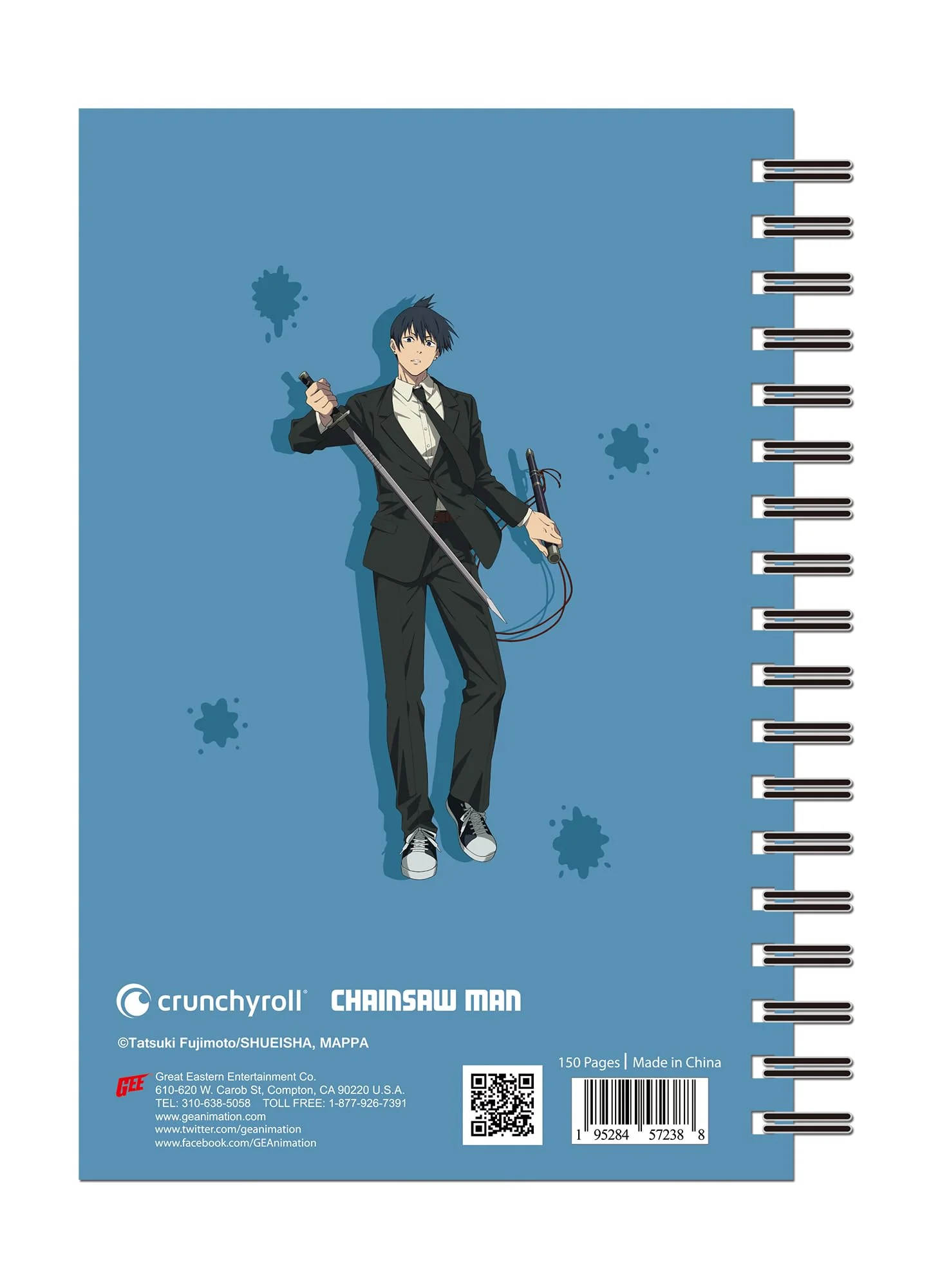 Chainsaw Man - Aki Hayakawa Spiral Notebook - Image 2