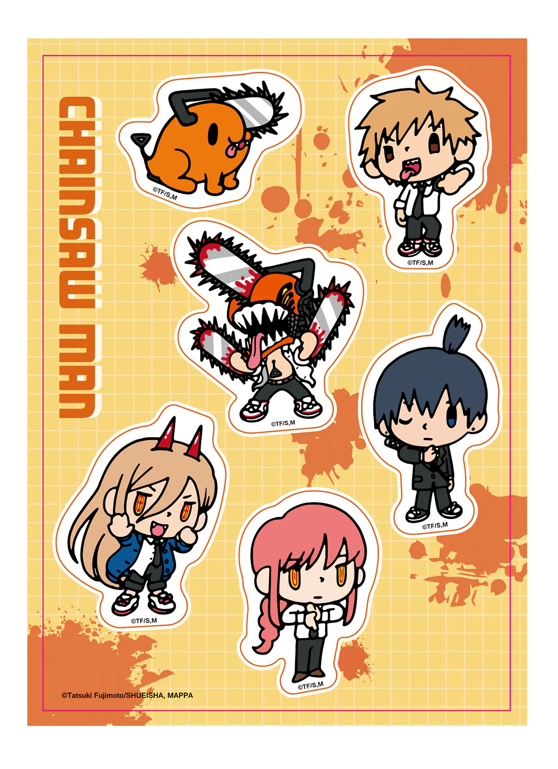 CHAINSAW MAN - GROUP #2 STICKER 5" X 7"