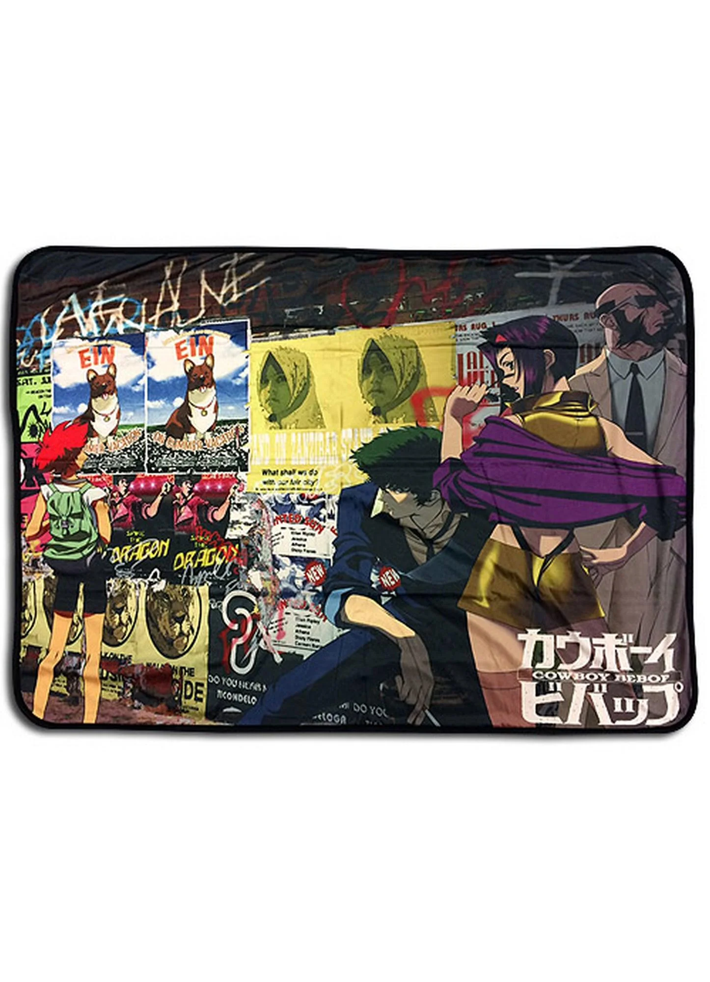 Cowboy Bebop - Group Sublimation Throw Blanket