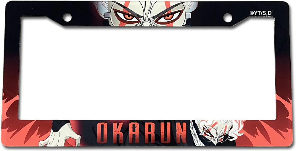 DAN DA DAN - OKARUN TRANSFORMED VER LICENSE PLATE FRAME