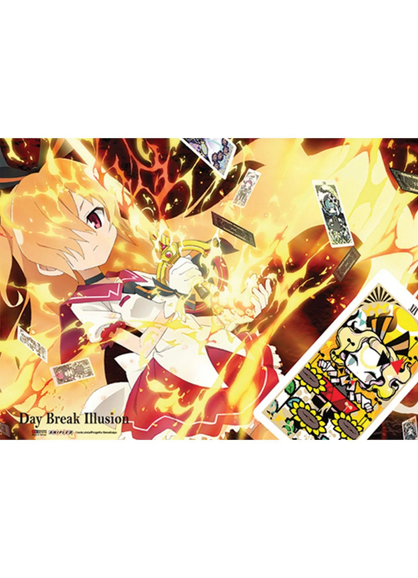Day Break Illusion - Akari Taiyo With Card Wall Scroll