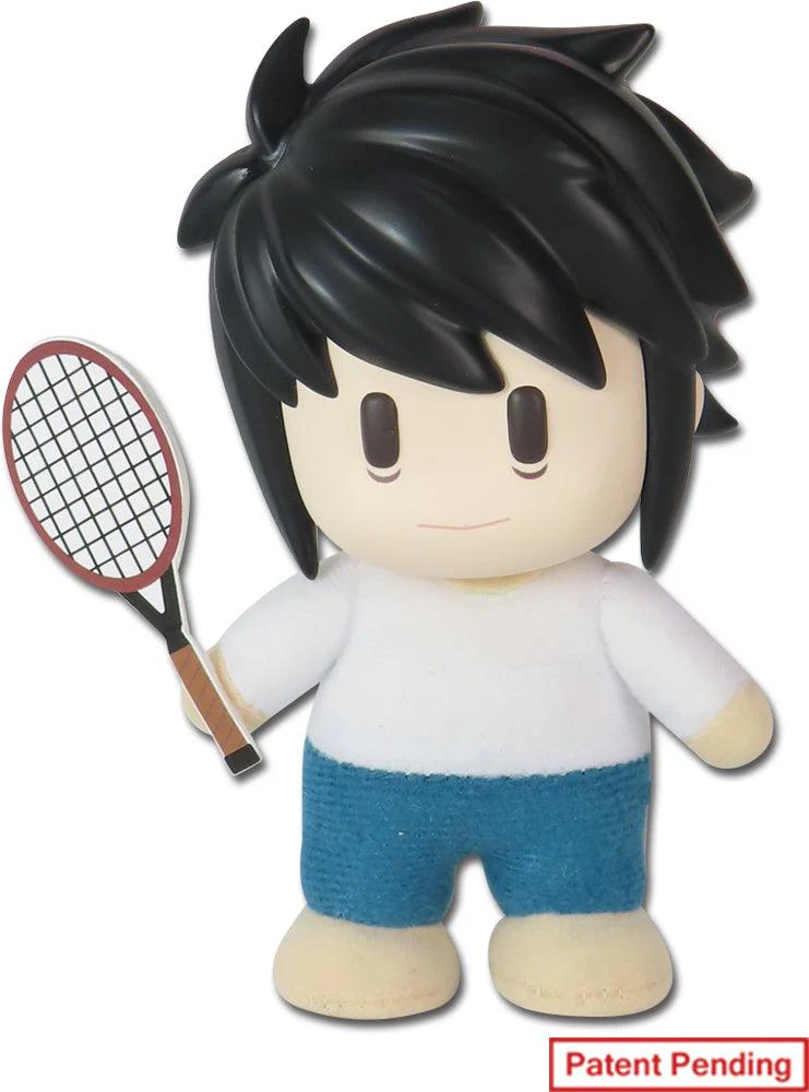 Death Note - L w/ Tennis Racket Figurekey Plush 4.5"