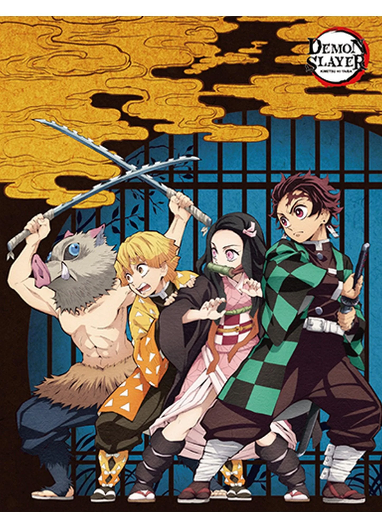 Demon Slayer - Key Art Sublimation Throw Blanket