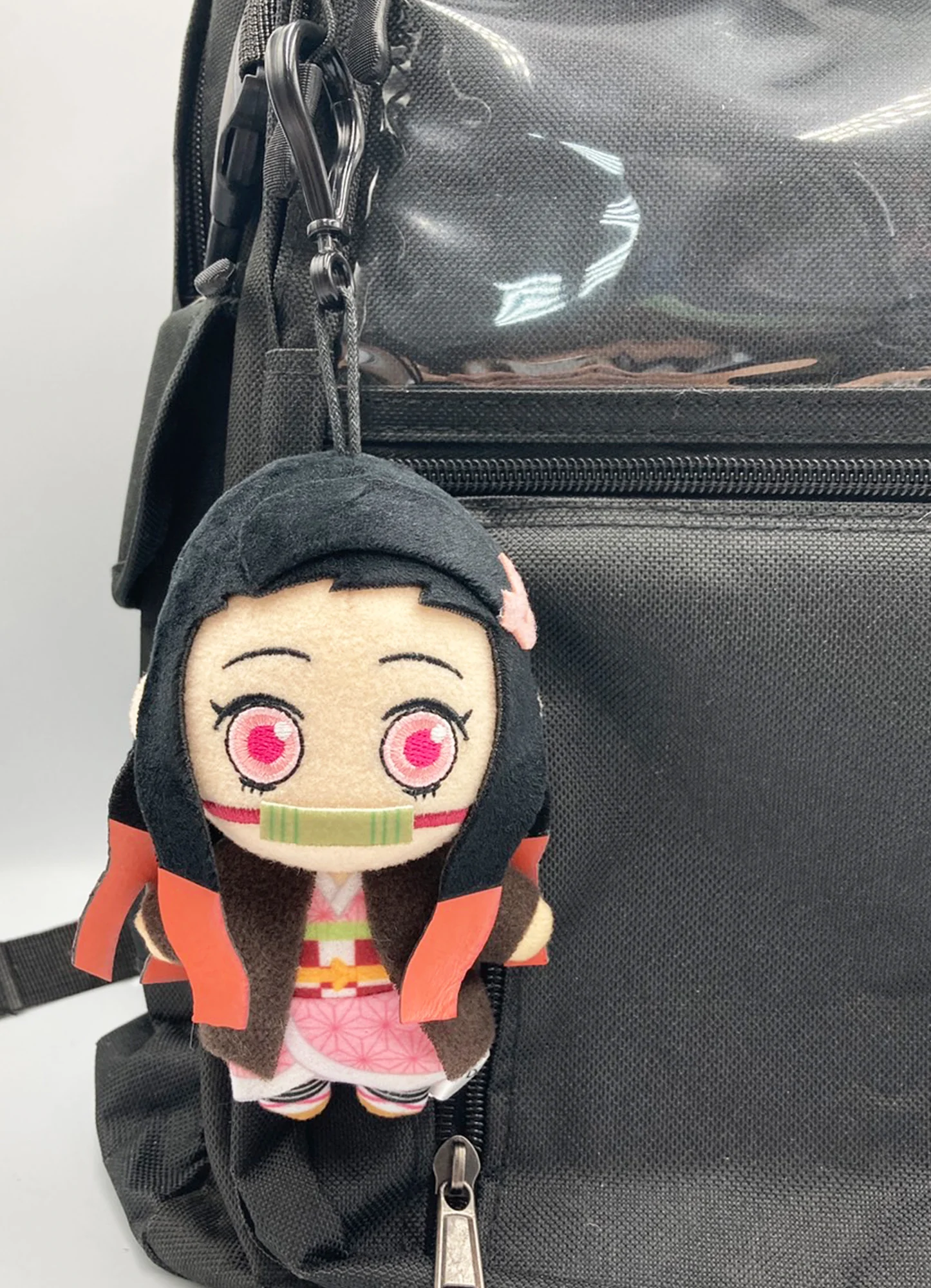 Demon Slayer - Nezuko Kamado Mini Plush w/ Spring Hook 4.5" H - Image 4