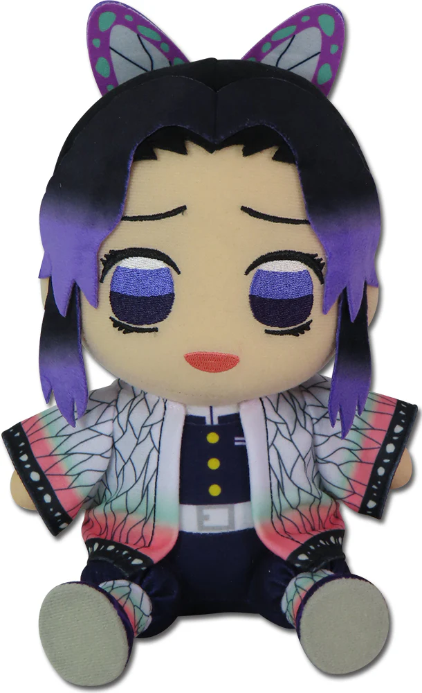 Demon Slayer - Shinobu Kocho Sitting Pose Plush 7" H
