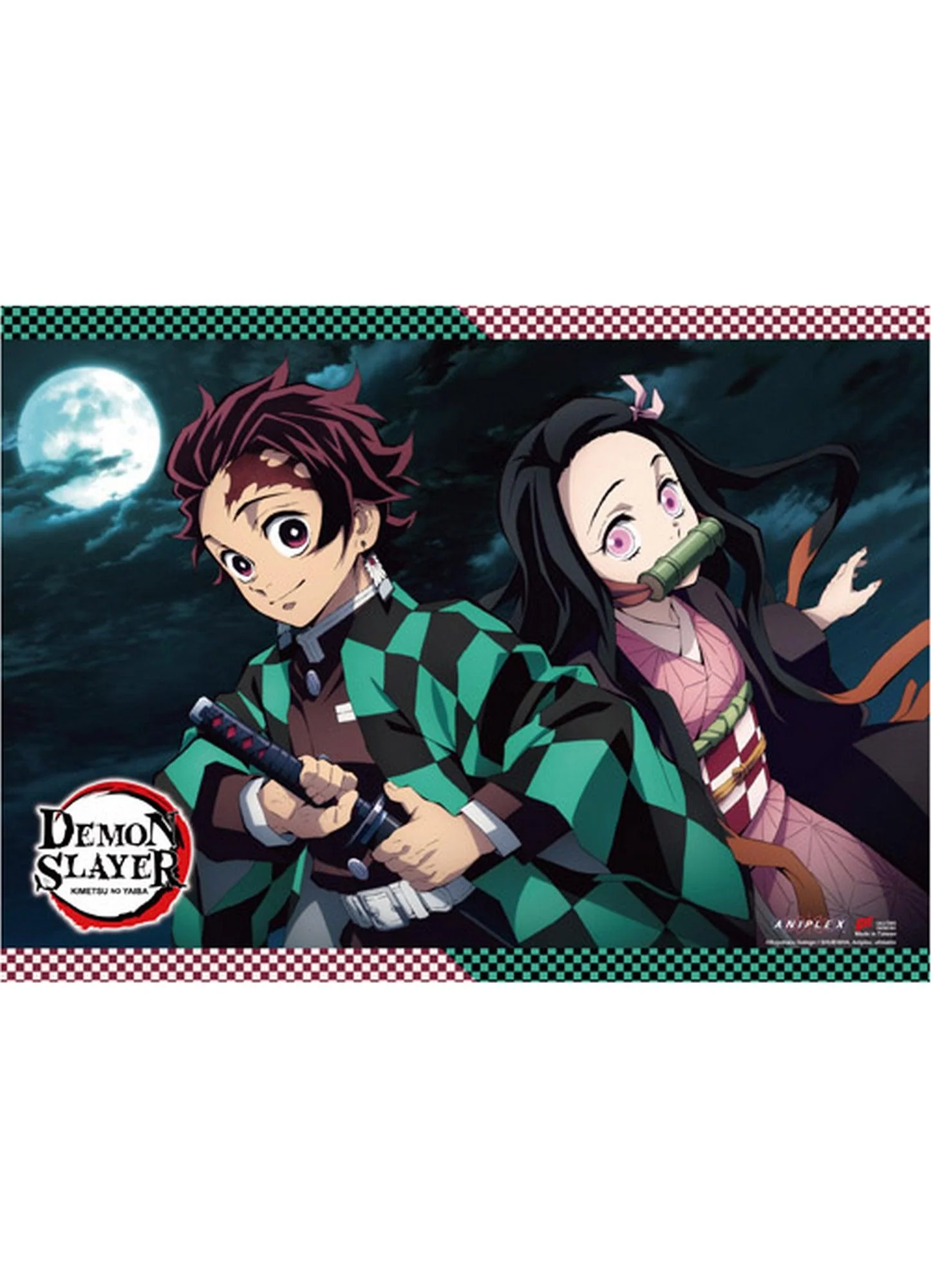 Demon Slayer - Tanjiro Kamadou & Nezuko Kamado B Wall Scroll