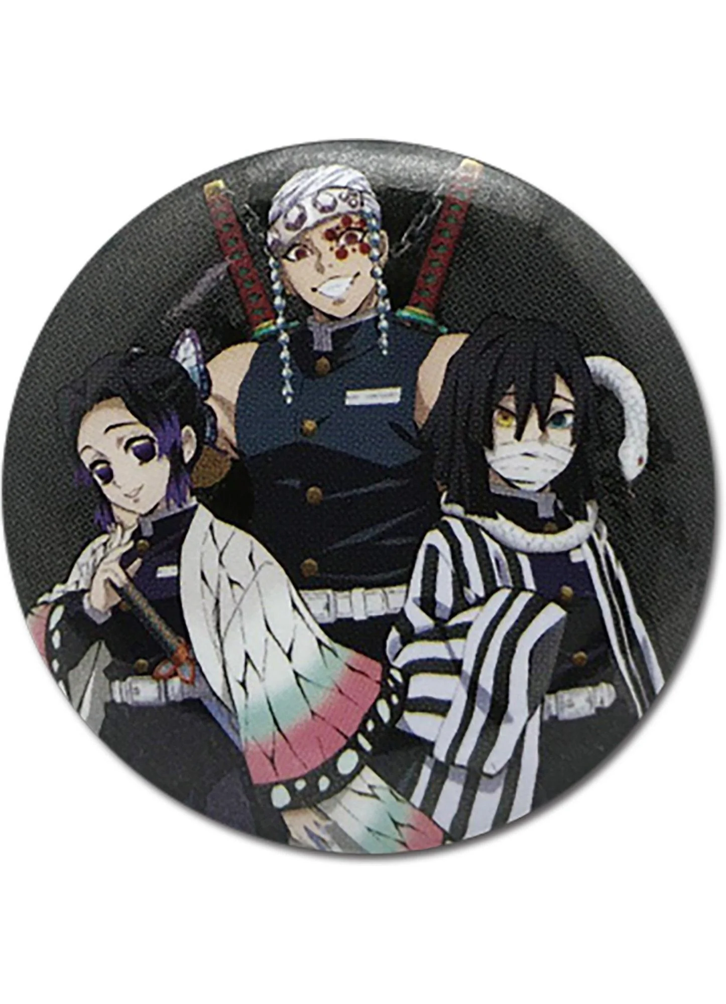 Demon Slayer - Tengen, Shinobu, Iguro Button 1.25"