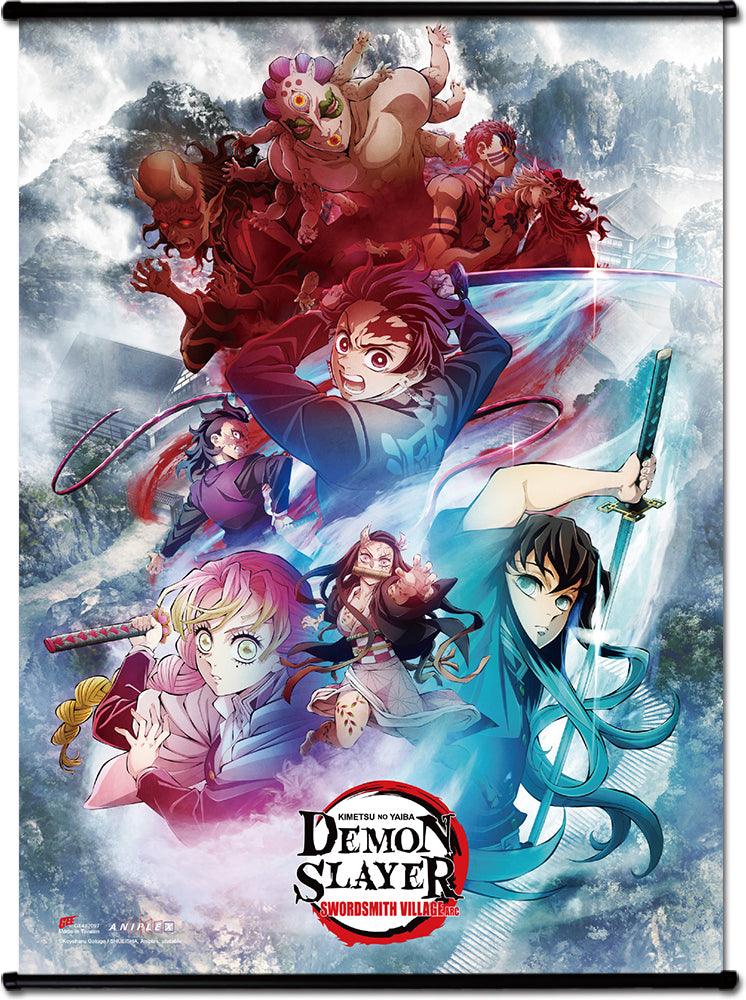 DEMON SLAYER TV3 - KEY ART 01 GROUP WALLSCROLL