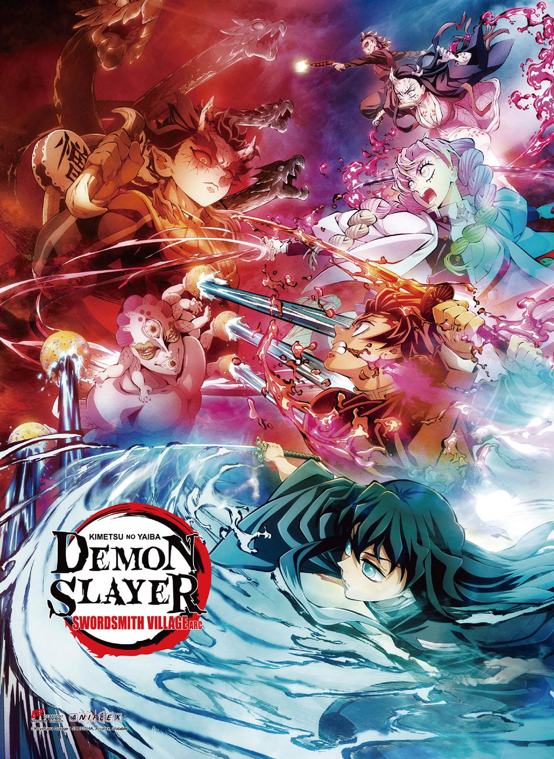 DEMON SLAYER TV3 - KEY ART 02 GROUP WALLSCROLL