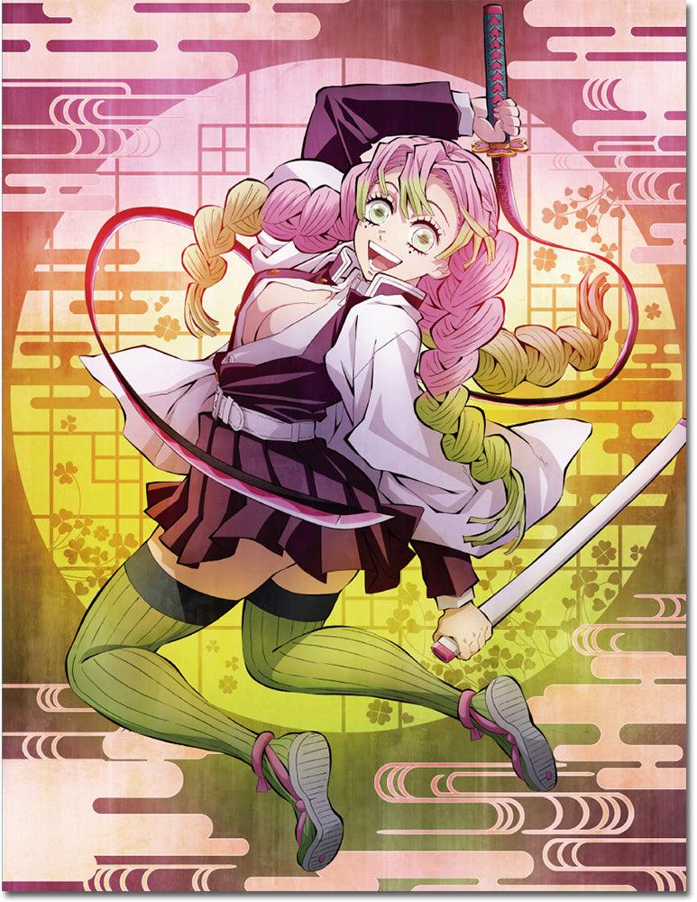 DEMON SLAYER TV3 - MITSURI KANROJI THROW BLANKET