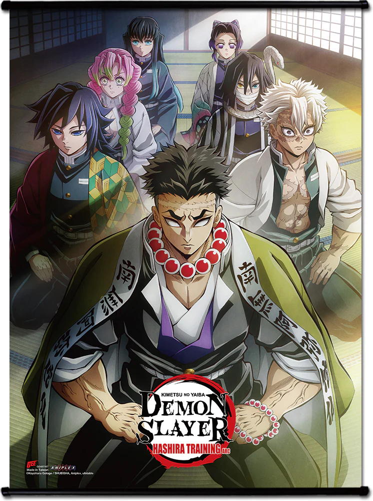 DEMON SLAYER TV4 - HASHIRA GROUP KEY ART WALL SCROLL