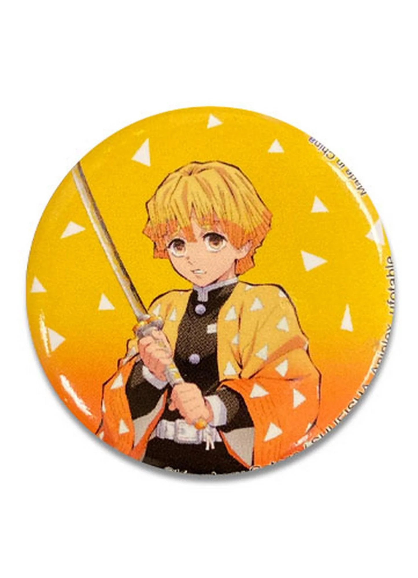 Demon Slayer - Zenitsu Agatsuma Agatsuma Button 1.25"