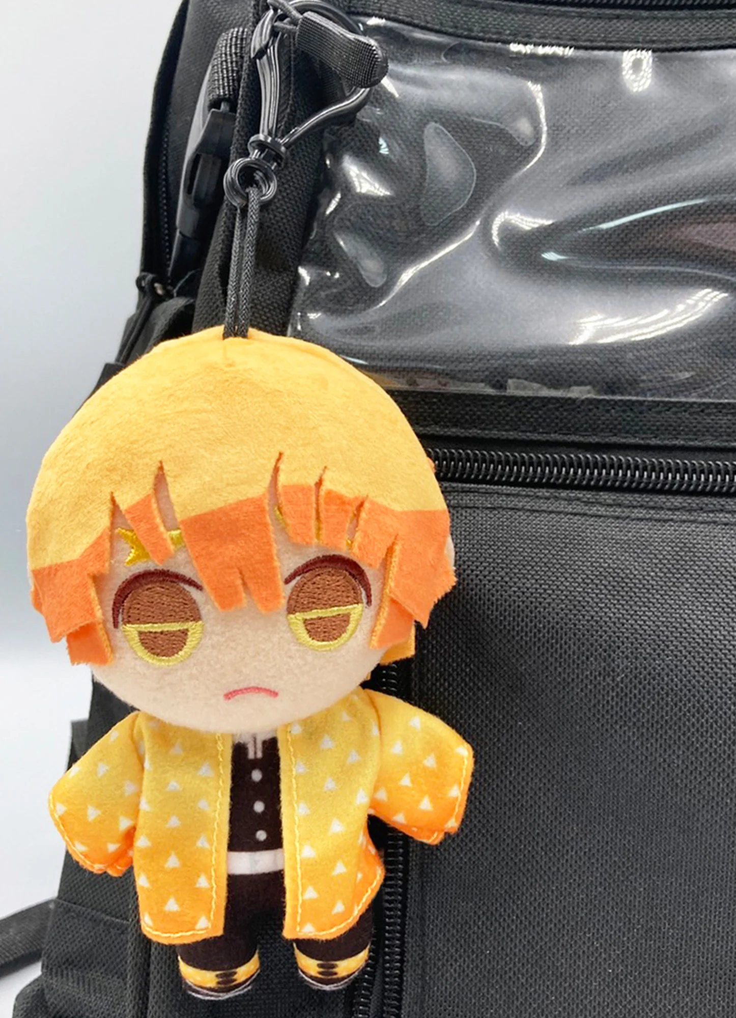Demon Slayer - Zenitsu Agatsuma Mini Plush w/ Spring Hook 4.5" H - Image 4