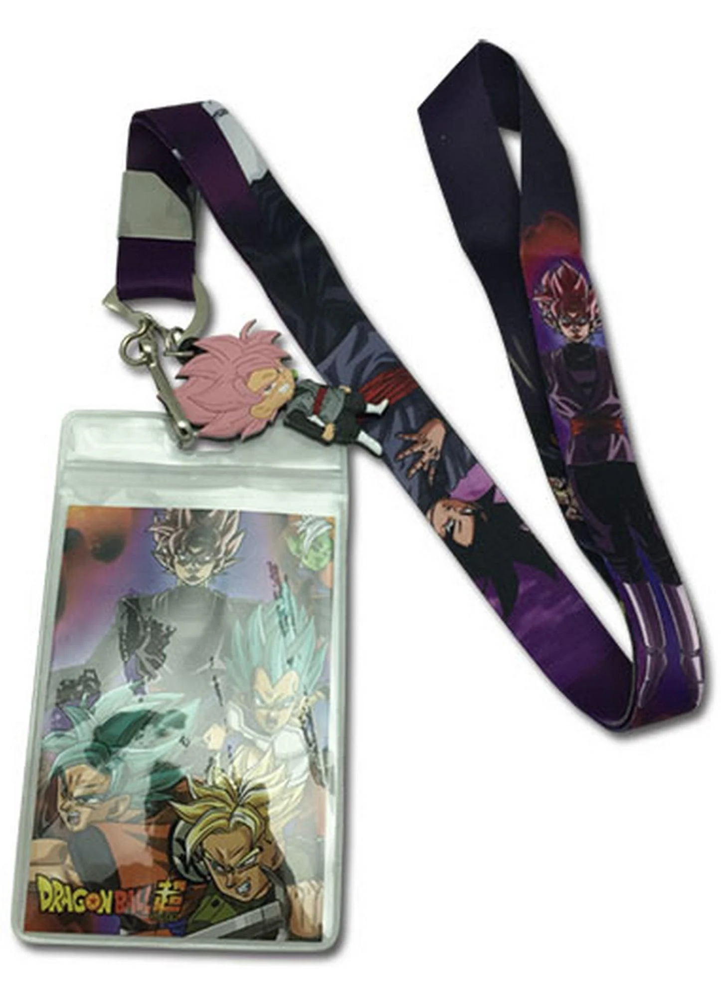 Dragon Ball Super - Son Goku Black And Rose Lanyard