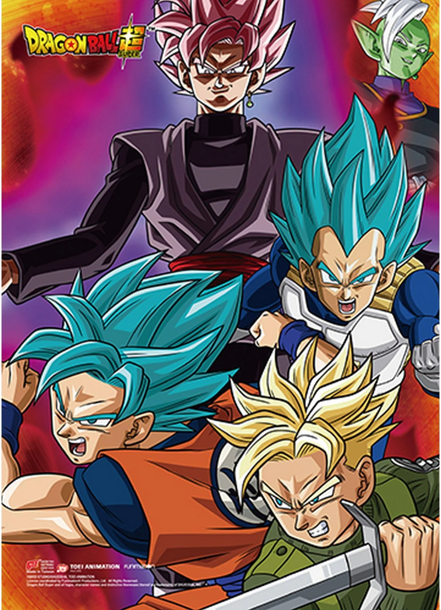 Dragon Ball Super - Future Trunks Group 01 Wall Scroll