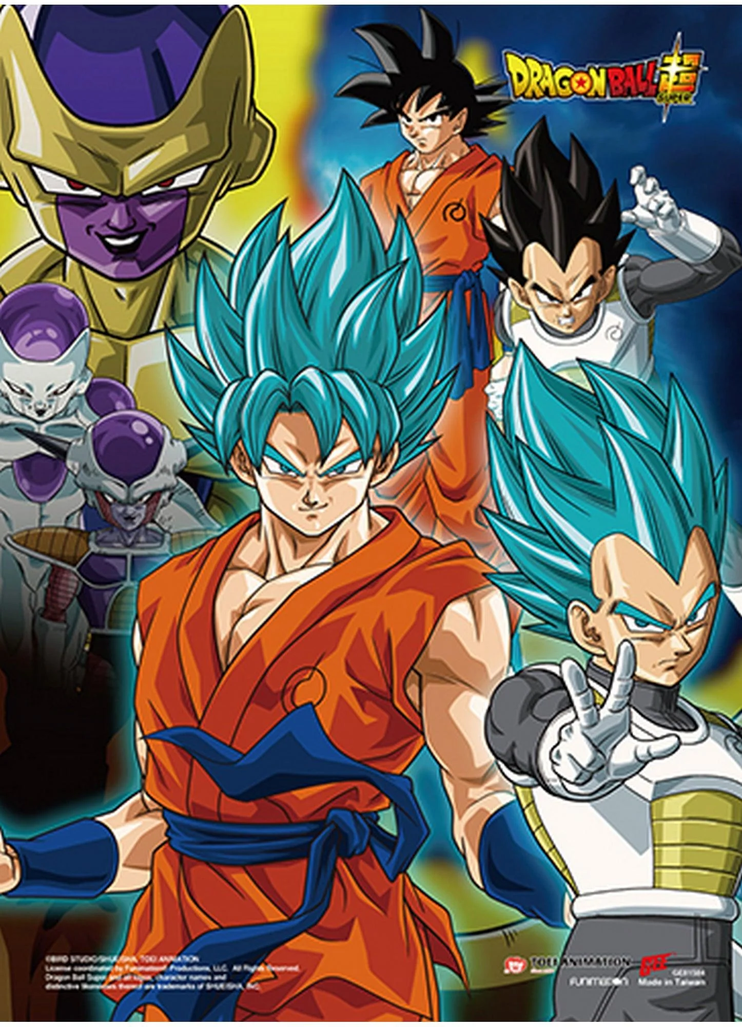 Dragon Ball Super - Resurrection F Group SS Wall Scroll
