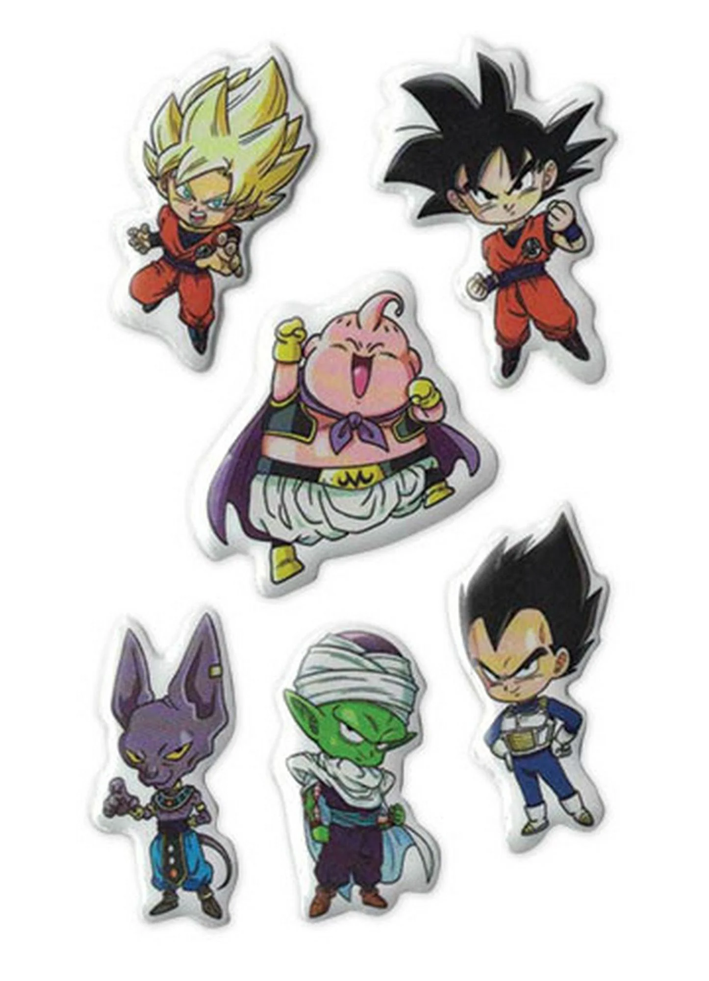 Dragon Ball Super - SD Group Puffy Sticker Set