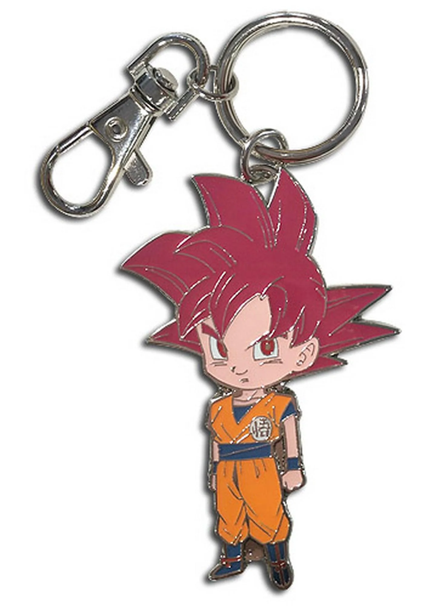 Dragon Ball Super - SD Super Saiyan God Son Goku Metal Keychain