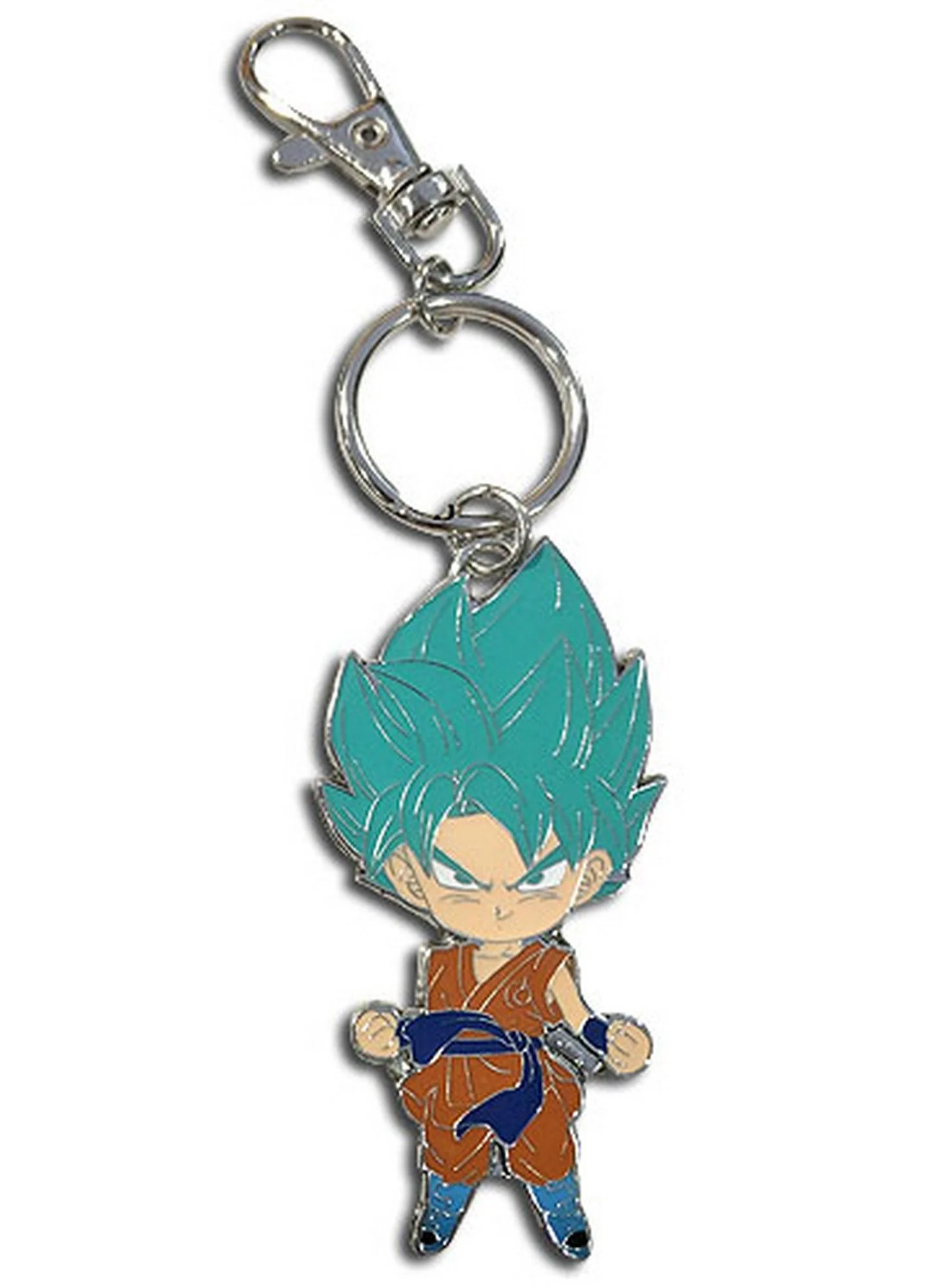 Dragon Ball Super - SD SSGSS Son Goku Metal Keychain