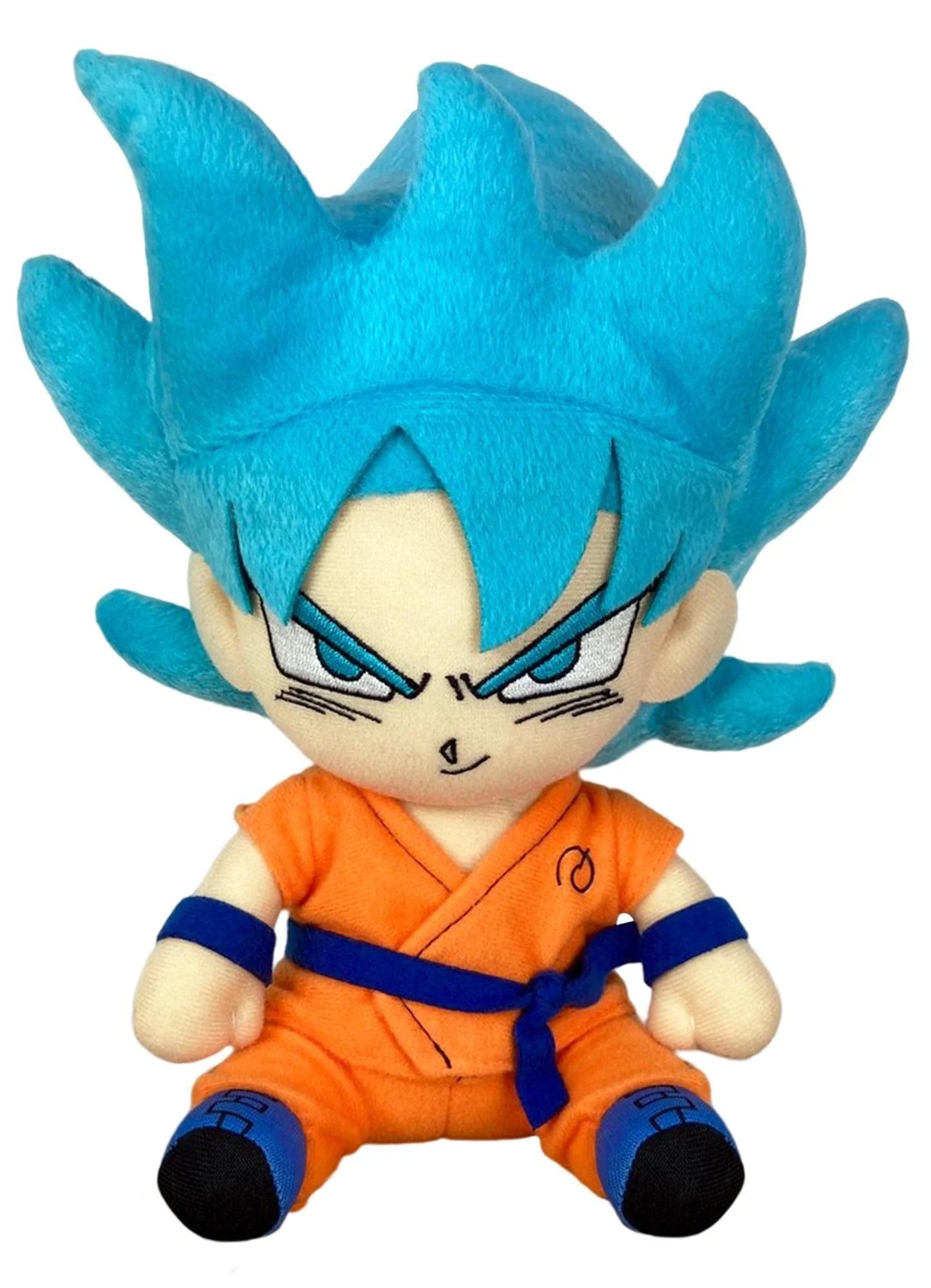 Dragon Ball Super - Super Saiyan Blue Goku Sitting Plush 7"H