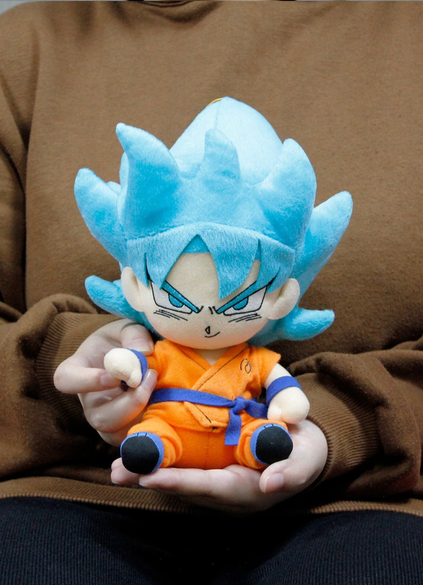 Dragon Ball Super - Super Saiyan Blue Goku Sitting Plush 7"H - Image 3