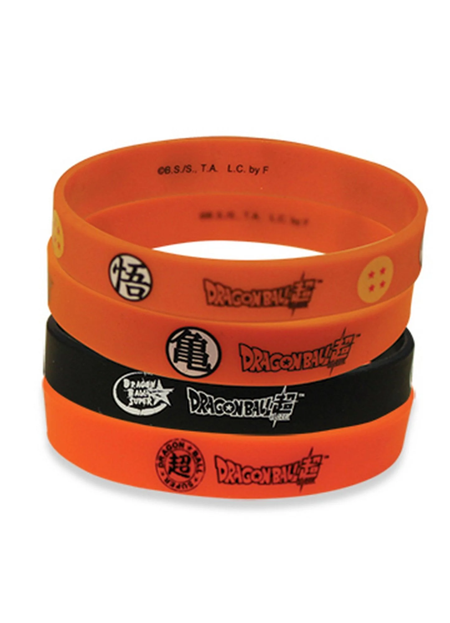 Dragon Ball Super - Symbol Multi Pack 4 PVC Wristband