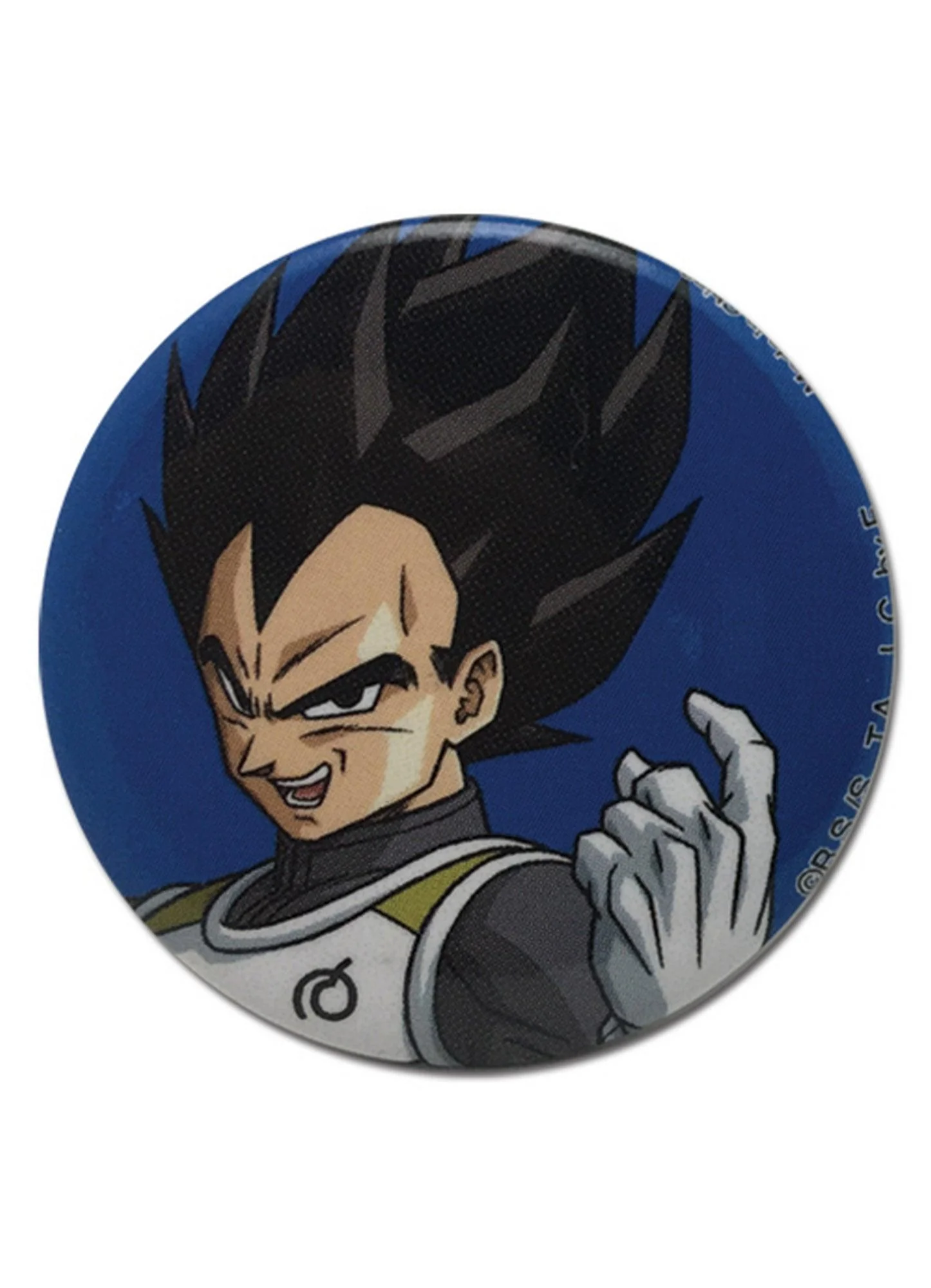 Dragon Ball Super - Vegeta Provoke Button 1.25"