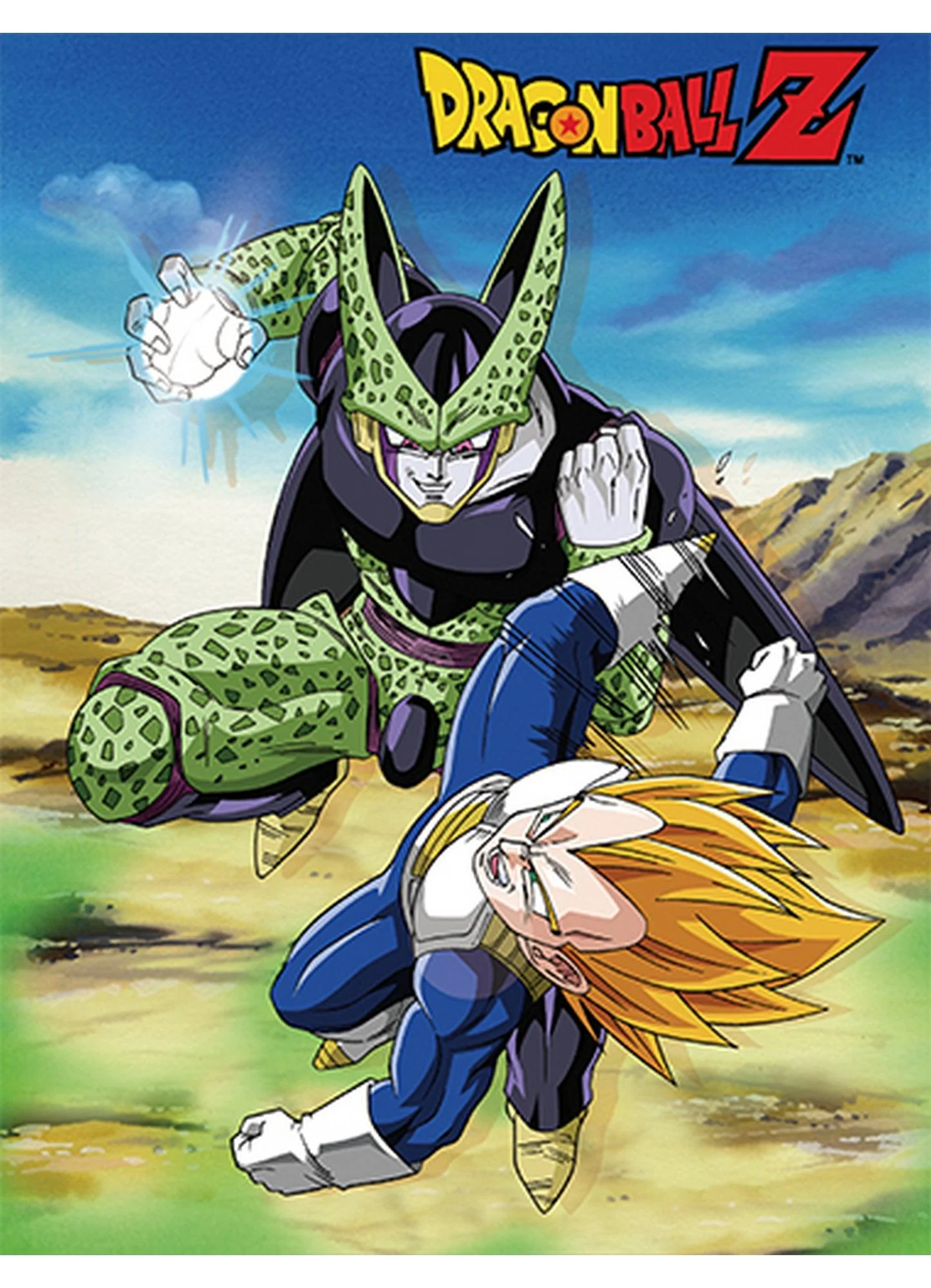 Dragon Ball Z - Cell & Trunks Sublimation Throw Blanket