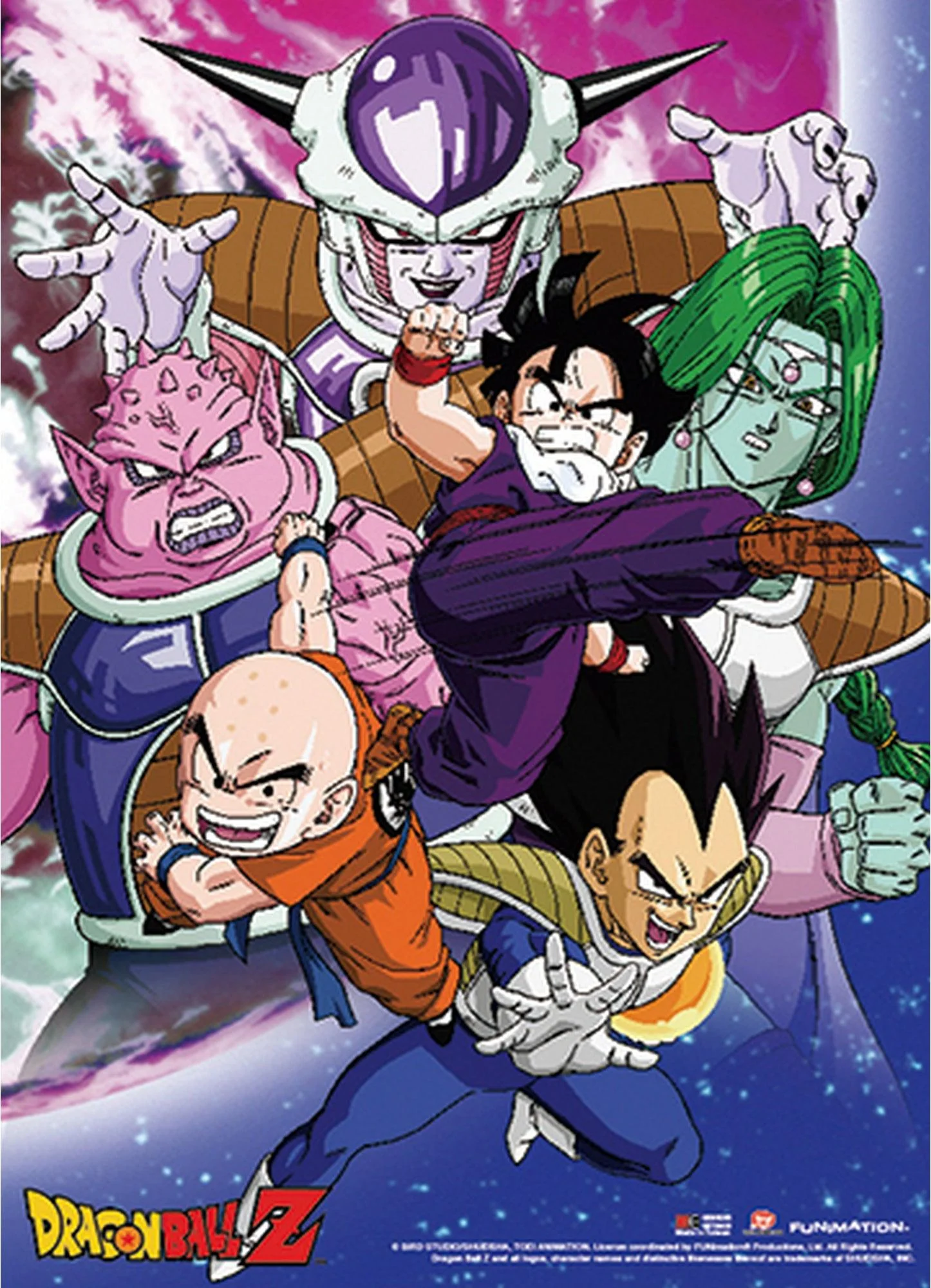 Dragon Ball Z - Son Gohan Vs Frieza Group Wall Scroll