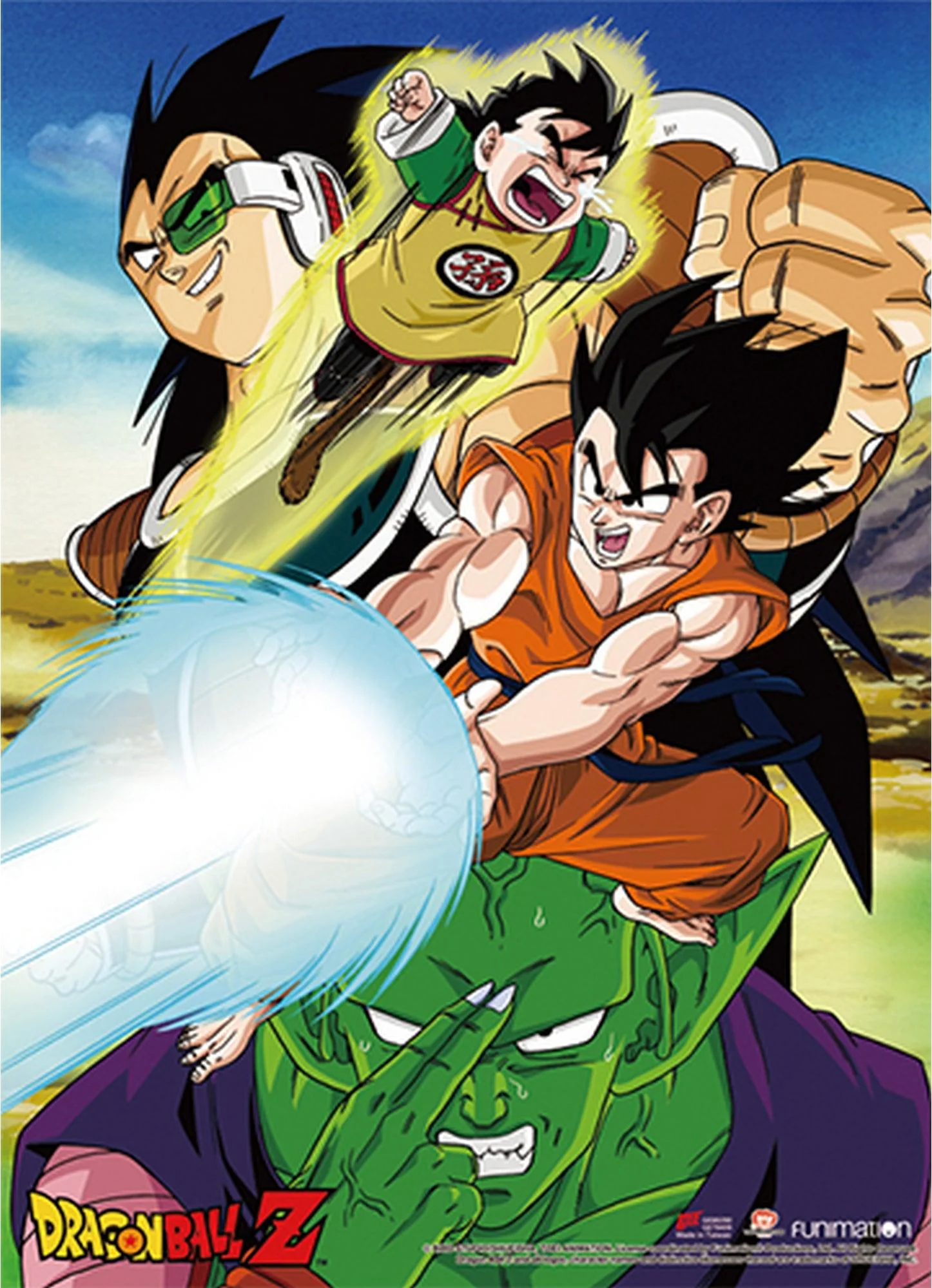 Dragon Ball Z - Son Goku Group Wall Scroll