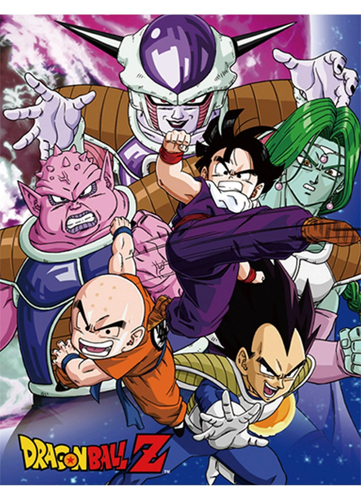 Dragon Ball Z - Group 4 Sublimation Throw Blanket