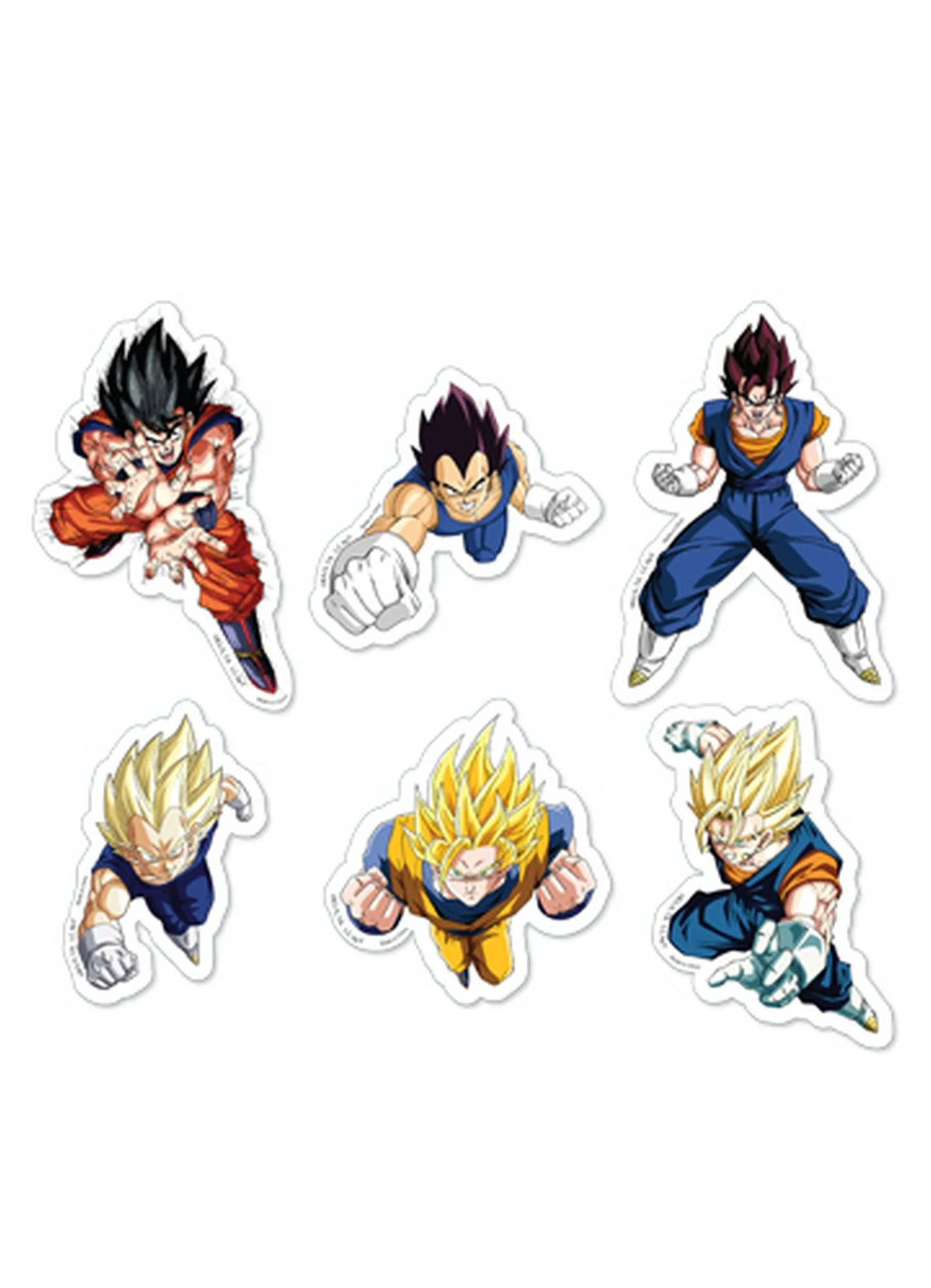 Dragon Ball Z - Group Die-Cut Sticker Set