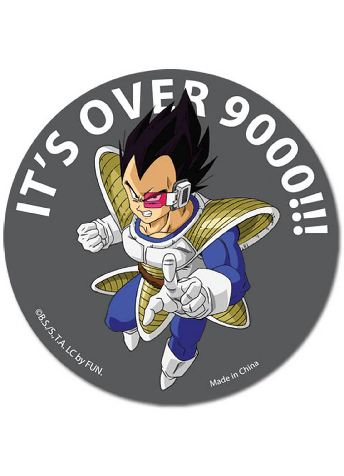 Dragon Ball Z - It's Over 9000!!! Sticker