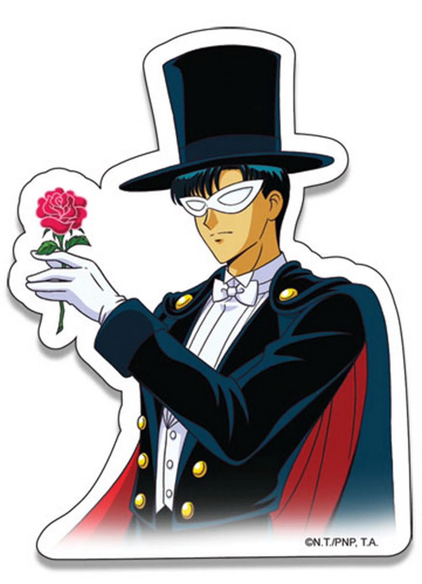 Sailor Moon - Tuxedo Kamen Die-Cut Sticker