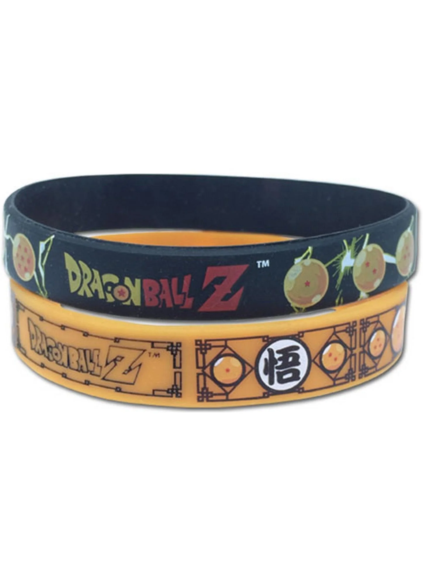 Dragon Ball Z - Seven Dragon Balls 2 Pack PVC Wristband Set