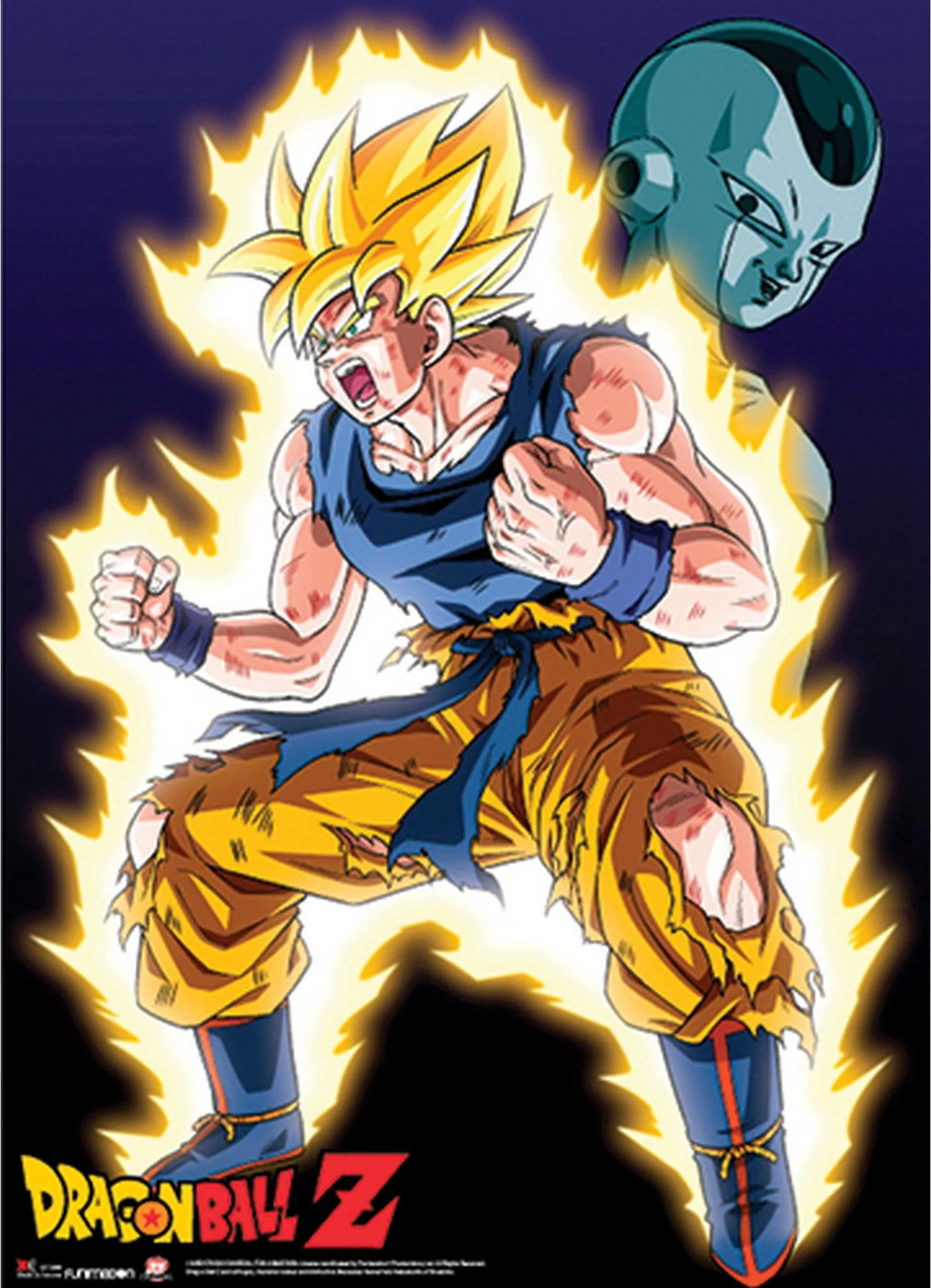 Dragon Ball Z - Super Saiyan Son Goku Wall Scroll